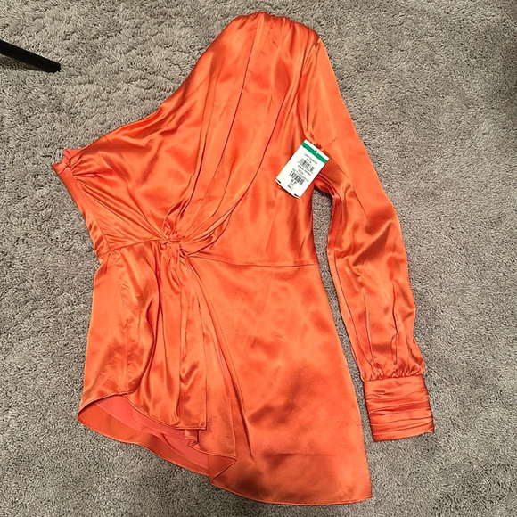 CINQ A SEPT Taylee Top - Neon Pink